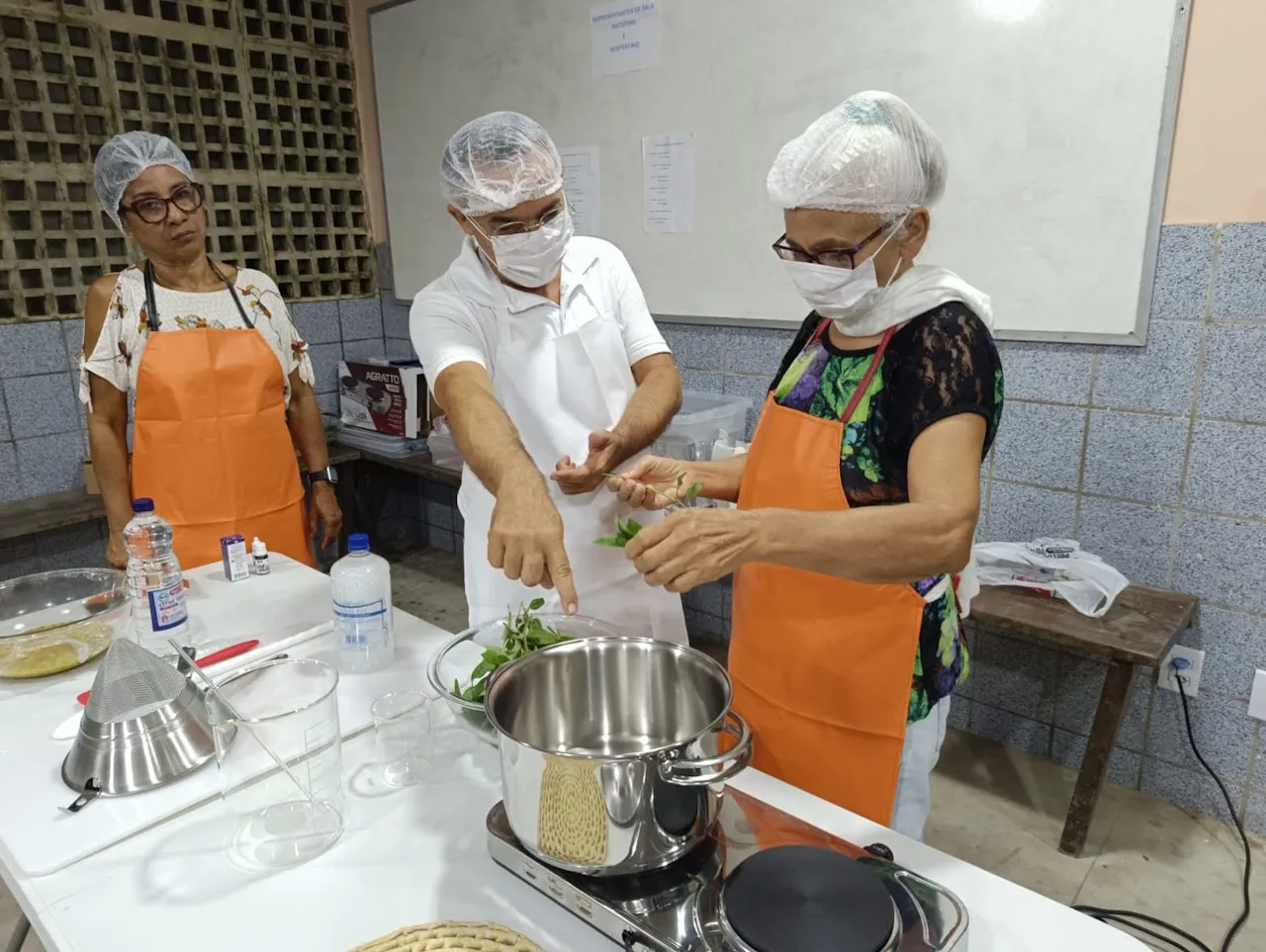 Mães atípicas do RAMLA participam de curso de plantas medicinais
