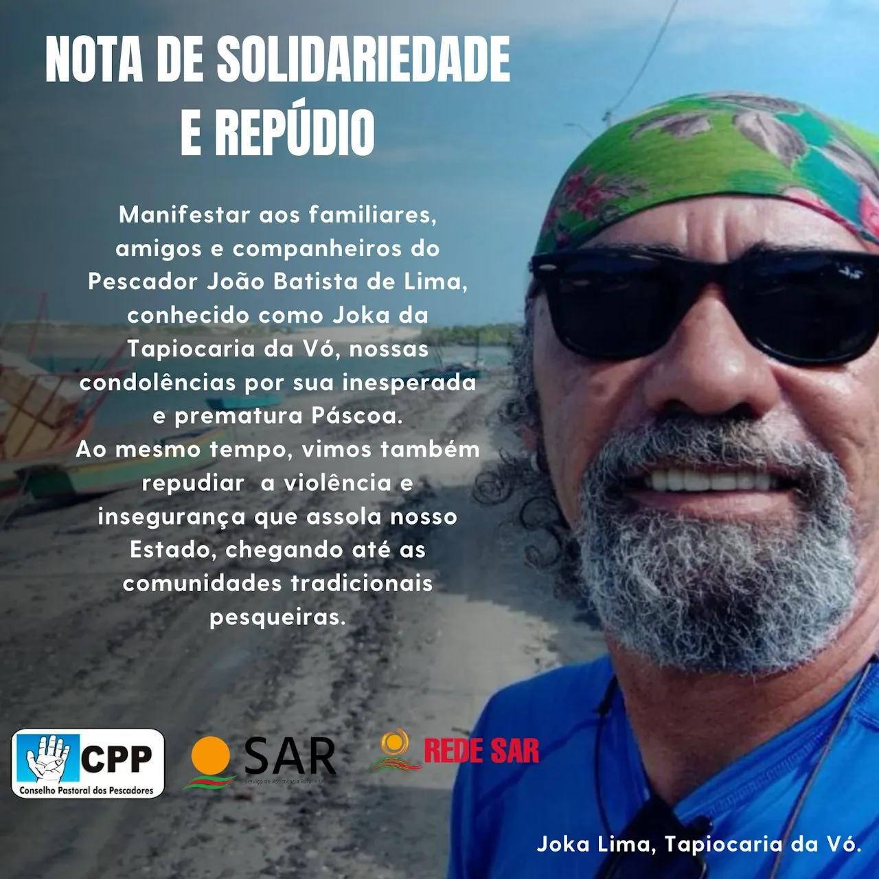 NOTA DE SOLIDARIEDADE E REPÚDIO