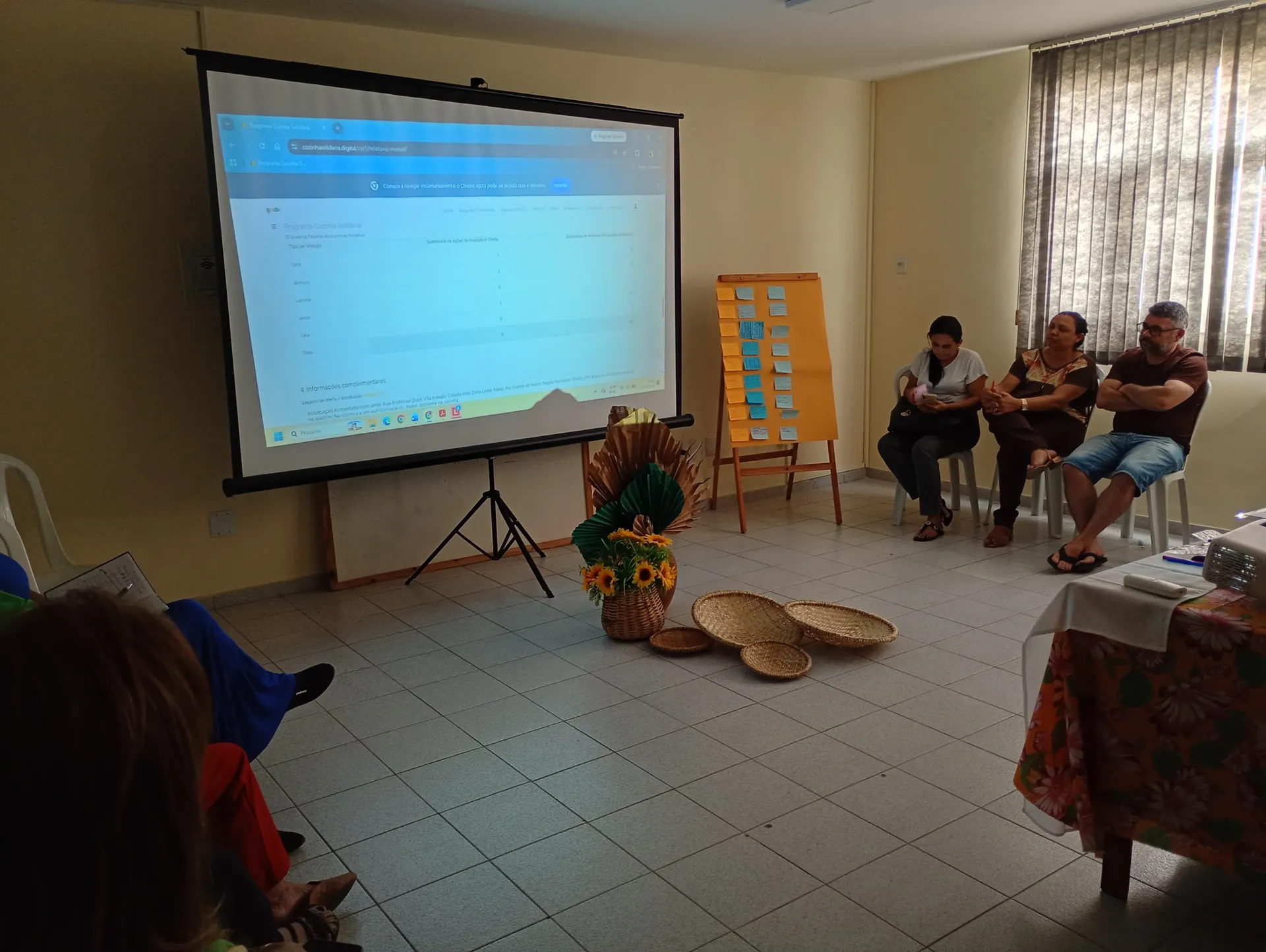 Oficina de monitoramento das Cozinhas Solidárias — mídia 2