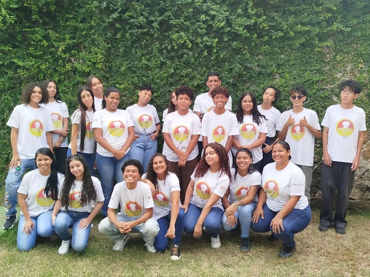 Turma do curso de Qualificação Profissional, inciia esta semana com aula do módulo de culinnária