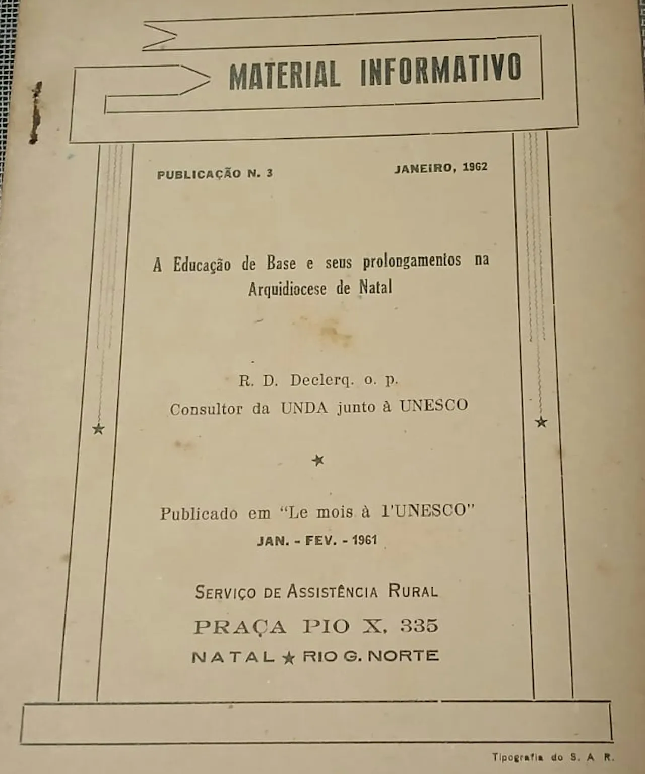 Acervo do SAR — mídia 1