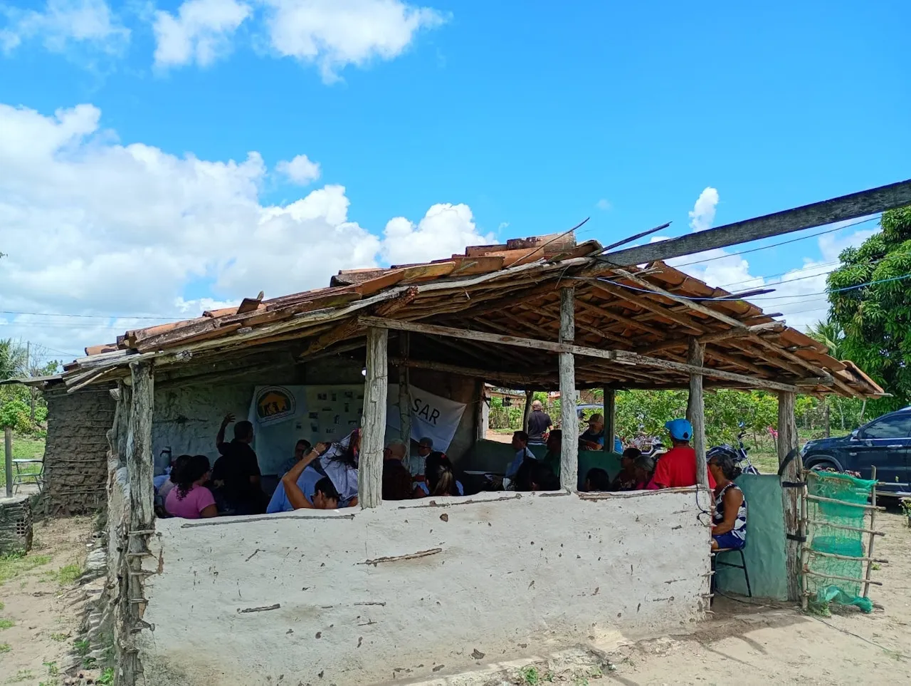Visita Pastoral fortalece ações sociais do SAR no Assentamento Fidel Castro em Montanhas/RN — mídia 1