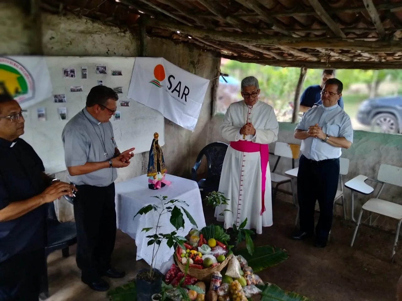 Visita Pastoral fortalece ações sociais do SAR no Assentamento Fidel Castro em Montanhas/RN