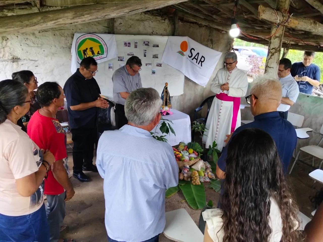Visita Pastoral fortalece ações sociais do SAR no Assentamento Fidel Castro em Montanhas/RN — mídia 2