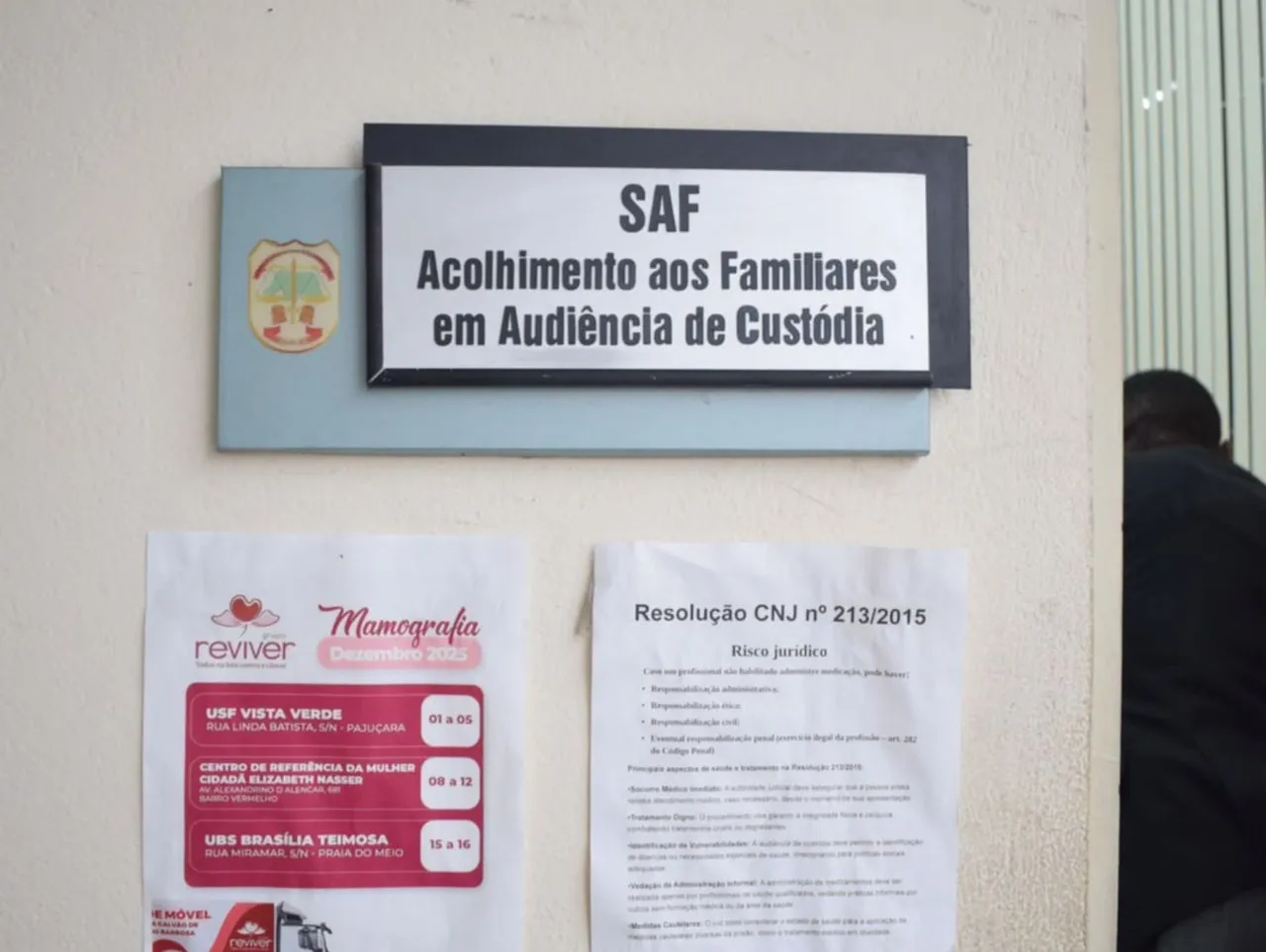 Conselho Nacional de Justiça visita serviço oferecido pelo SAR — mídia 2